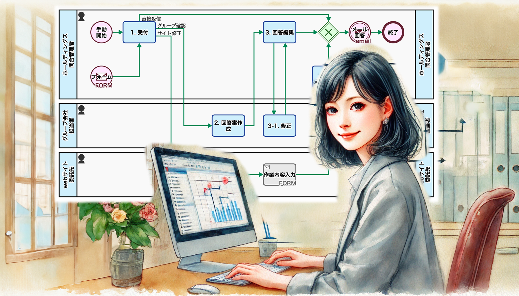 社外連絡も一括管理で見落としゼロ